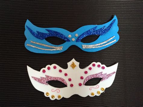 Antifaz Para Niño Y Niña A Mascaras De Carnaval Artesanato Escolar