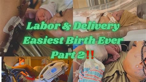 My Official Birth Vlog Pt2 Raw And Uncut Footage 39 Week Induction Youtube