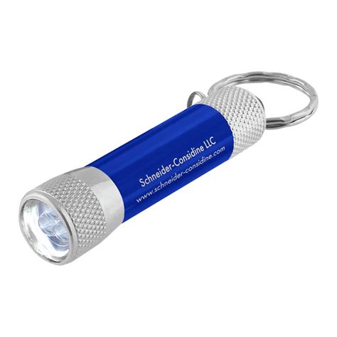 Promotional Engraved 3 Led Flashlight Keychain National Pen