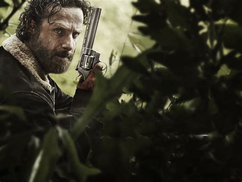 The Walking Dead Tv Men Pistols Andrew Lincoln Revolver Hd
