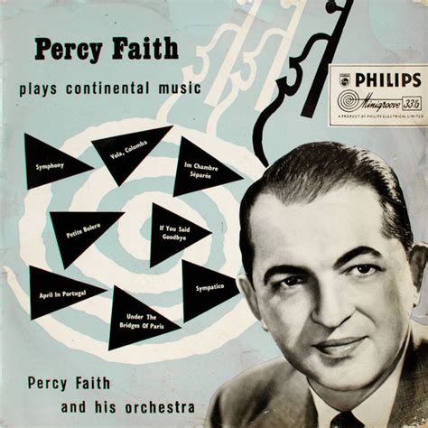Percy Faith And His Orchestra Percy Faith Plays Continental Music Vinyl Discogs