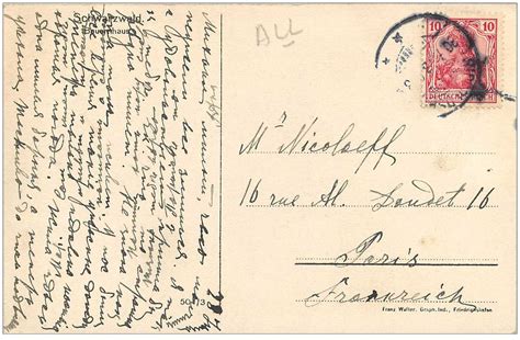 Il est rédigé par des expatriés en allemagne, pour ceux qui préparent leur expatriation en allemagne. DEUTSCH ALLEMAGNE. Schwarzwald Bauernhaus 1913 carte déliassée