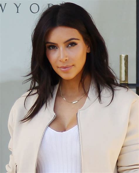 pictures of kim kardashian s new hair style popsugar beauty australia