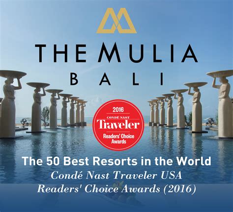 The Mulia Mulia Resort And Villas Nusa Dua Bali Recognized With Conde