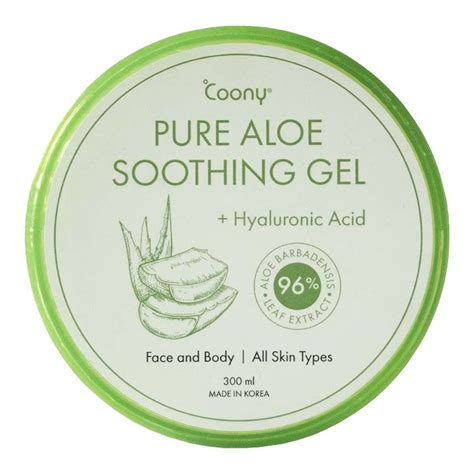 Coony Pure Aloe Soothing Gel Hidratante Con ácido Hialurónico X 300ml