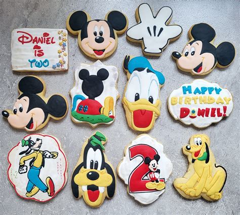 Mickey Mouse Clubhouse Set Personalised Cookies