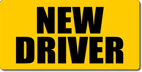 New Driver Magnetic Car Sign