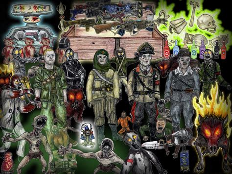 Call Of Duty Zombies Collage By The Katherinator On Deviantart