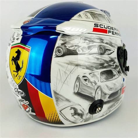 Sebastian Vettel Inspired Helmet Helmet Design Racing Helmets