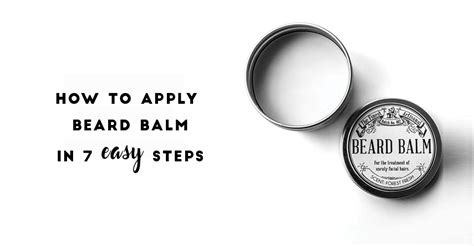 Should i use beard balm everyday? How to Apply Beard Balm in 7 easy steps | Beard balm, The ...