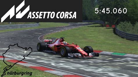 Assetto Corsa Nordschleife Hotlap Ferrari SF70H YouTube