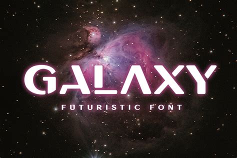 Galaxy Unique Futuristic Font 255715 Regular Font Bundles