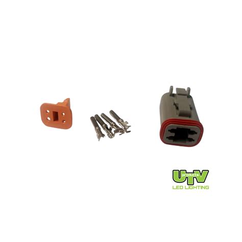 Utv748 4 Pin Deutsch Connector Male With Pins Utv Products