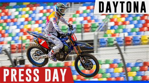 2023 Daytona Supercross Press Day Riding Motocross Videos Vital Mx