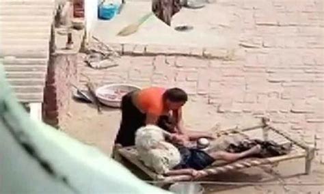 Captured On Camera Woman Brutally Beating Mother In Law In Haryana