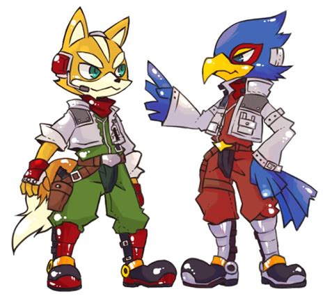 Fox And Falco Fanart Ready For A Brawl Super Smash Bros Brawl