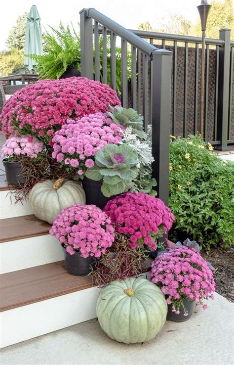 20 Relaxing Fall Decorating Ideas For Yard Fence Fall Garden Decor