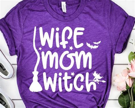 Mom Wife Witch Halloween Svg Funny Mom Svg So Fontsy
