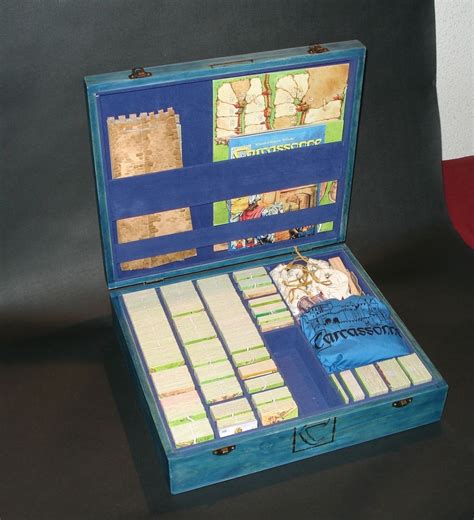 A Custom Homemade Wooden Box Storage Solution For Carcassonne I