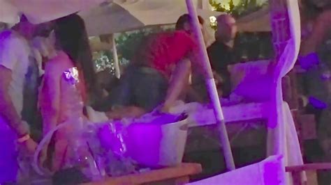 Hot Couple In A Club At Miami Beach Youtube