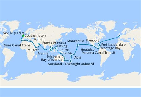 World Cruise From Southampton Pando Cruises 3rd January 2023 Planet