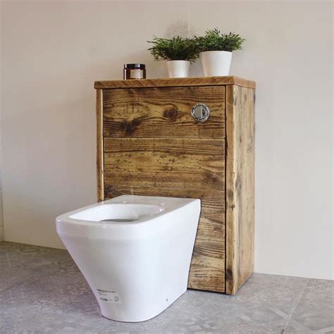Bespoke Toilet Unit ↟ Rustic Bathroom Vanities Rustic Toilets Back