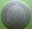 10 Pfennig 1876 J, Wilhelm I (1871-1888) - Germany - Coin - 35504