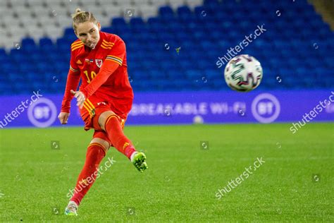 Jessica Fishlock 10 Walesa Takes Shot Editorial Stock Photo Stock