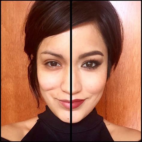 wie das ist ein und dieselbe frau make up makeup tips makeup artist nose ring instagram