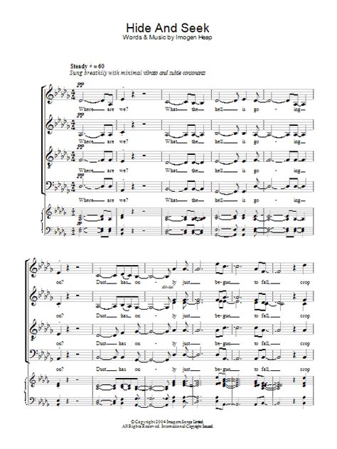 0:05 duck hide and seek song 5:43 the socks song 8:39 no no bedtime song 12:25 the more we get together. Hide And Seek | Sheet Music Direct