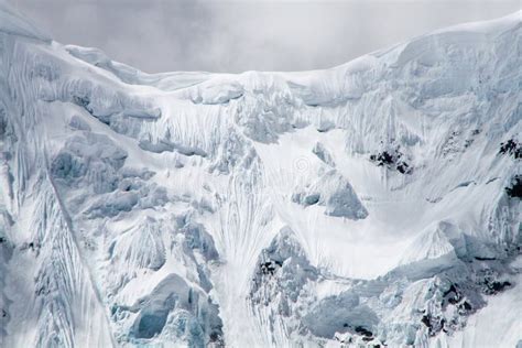 Snow And Ice Formations Cordillera Huayhuash Peru Stock Photo Image
