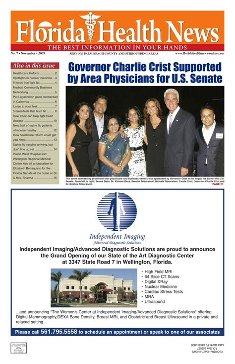 Florida Health News November 2009 Issue By Global Health Tribune Issuu
