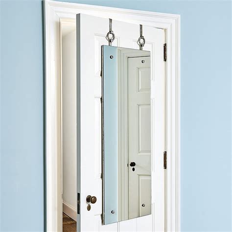 Audey over the door full length mirror latitude run® finish: Amanda Over-the-Door Mirror | Ballard Designs