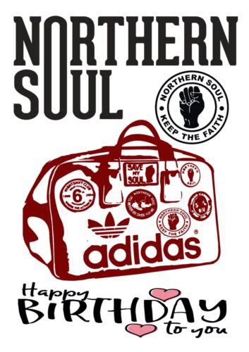 Superb “northern Soul ” Birthday Card Northern Soul Bag Ebay