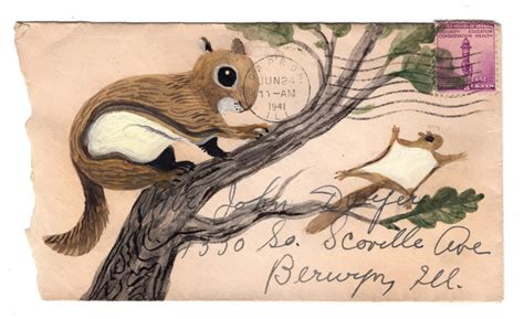 Painted On Vintage Postcards Flora And Fauna Celebrate Farming