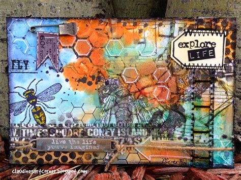 Claudines Art Corner Another 12 Tags Of 2014 August Mixed Media
