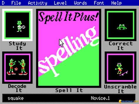 Spell It Plus 1989 Pc Game