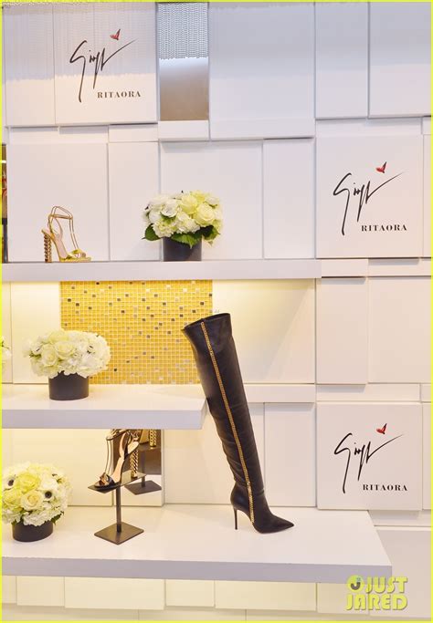 rita ora launches new shoe collection with giuseppe zanotti photo 4216230 photos just jared
