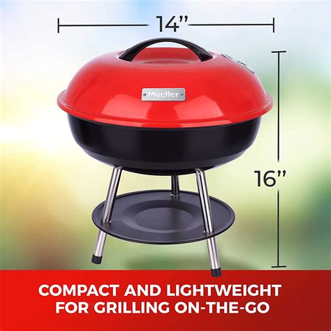 Bbq Buddy 14in Portable Charcoal Grill