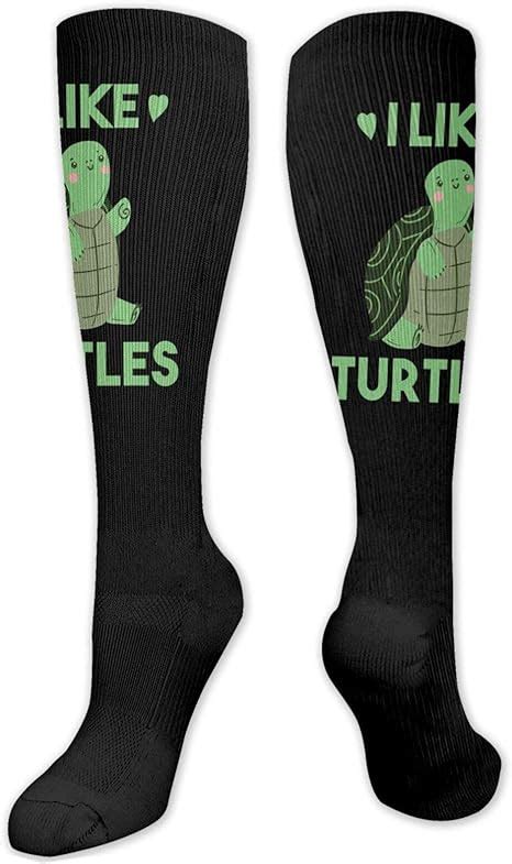 Amazon I Like Turtles Socks For Women Men Compression Socks For