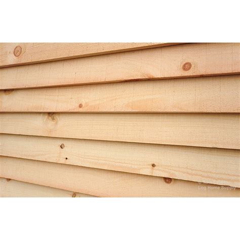 1x6 White Pine Plain Bevel Siding Twin Creeks Log Home Supply