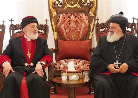Syriac Orthodox Patriarch Mor Ignatius Aphrem Ii Receives Catholicos