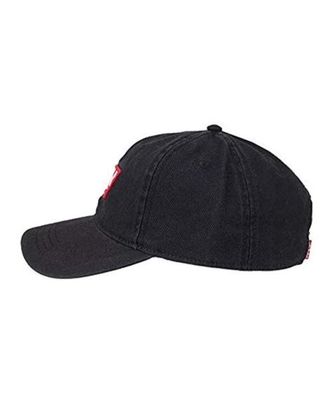 Levis Flat Brim Hat In Black For Men Lyst