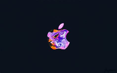 Apple Logo Wallpaper 4k Iphone 12 Liquid Art
