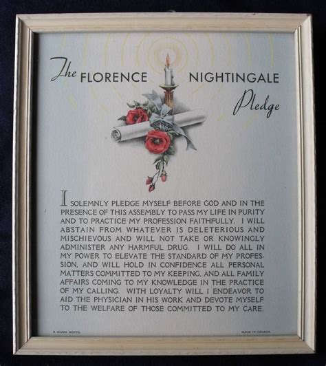 The Florence Nightingale Pledge Buzza Print 1930s Flickr Photo