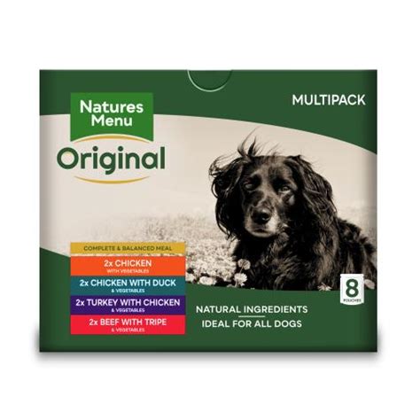 If you are not satisfied with an item that you have purchased, you may return the item within 30 days of delivery for a full refund of the purchase price, minus the shipping, handling, and other charges. Natures Menu Multipack Adult Dog Food Pouches From £13.20 ...