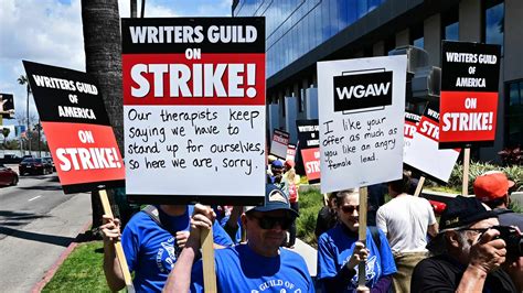 The Best Picket Signs Of The Hollywood Writers Strike Wamu