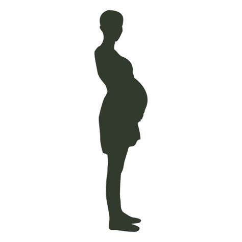 Silueta De Mujer Embarazada Descargar Pngsvg Transparente