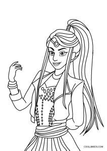 You can see something different from the regular story line you expect from disney. Free Printable Descendants Coloring Pages For Kids