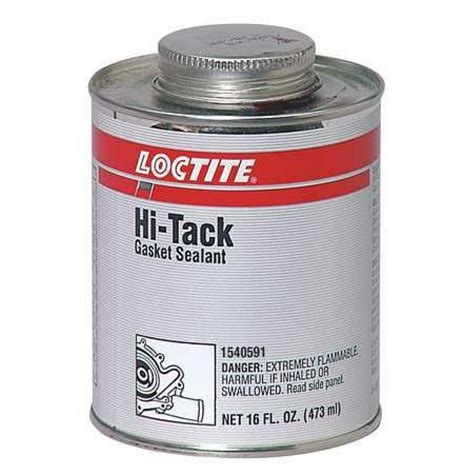 Loctite 1540591 Solvent Based Gasket Sealant 1 Pt Red Temp Range 65